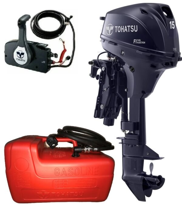 2025 Tohatsu 15 HP MFS15ES Outboard - Image 3